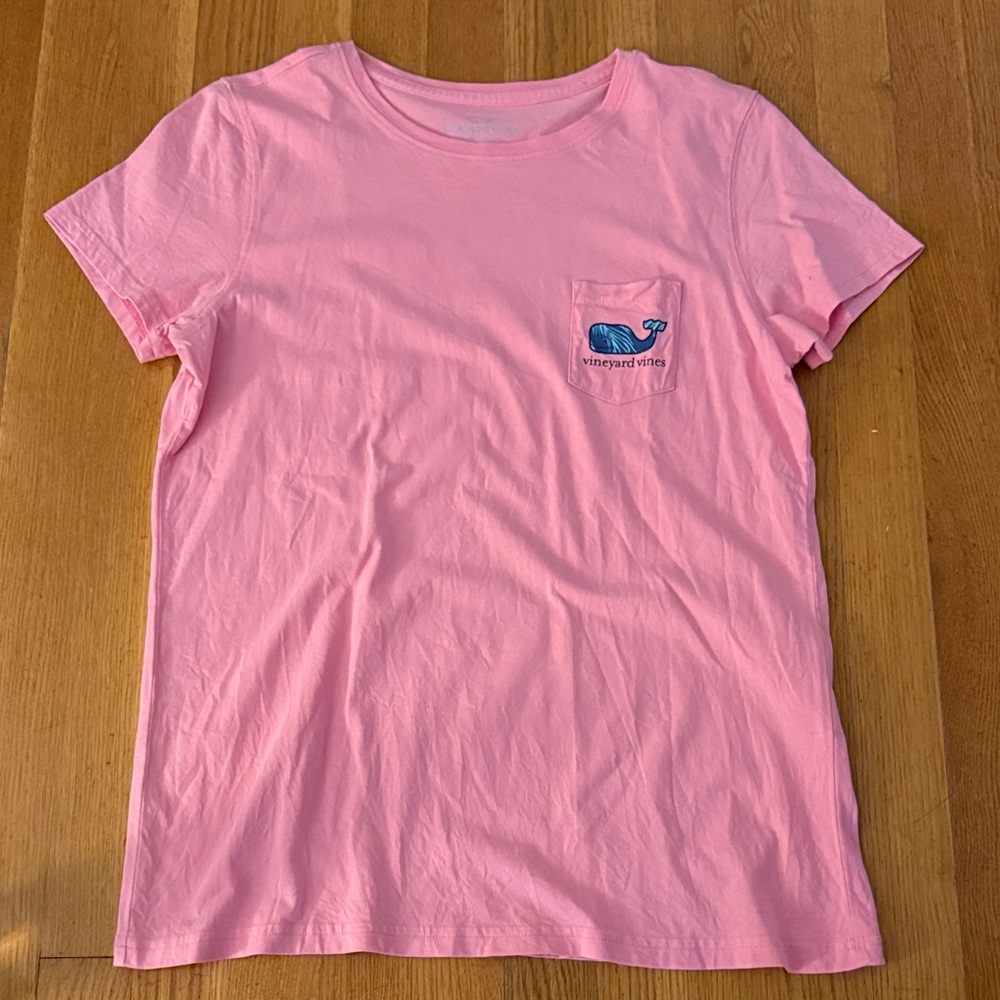 Vineyard Vines Pink Short Sleeve Tee